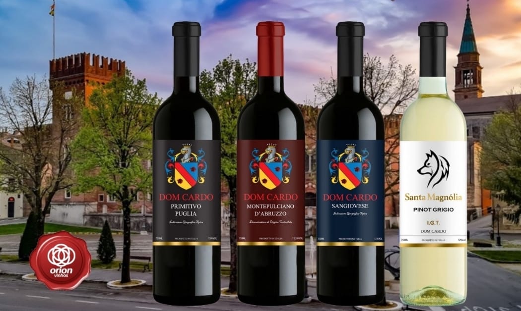 notícia Orion Vinhos lança coleção autenticamente italiana; conheça “Dom Cardo”