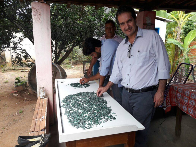 notícia 7ª Feira das Esmeraldas: minas de Campos Verdes/GO atraem cada vez mais olhares internacionais