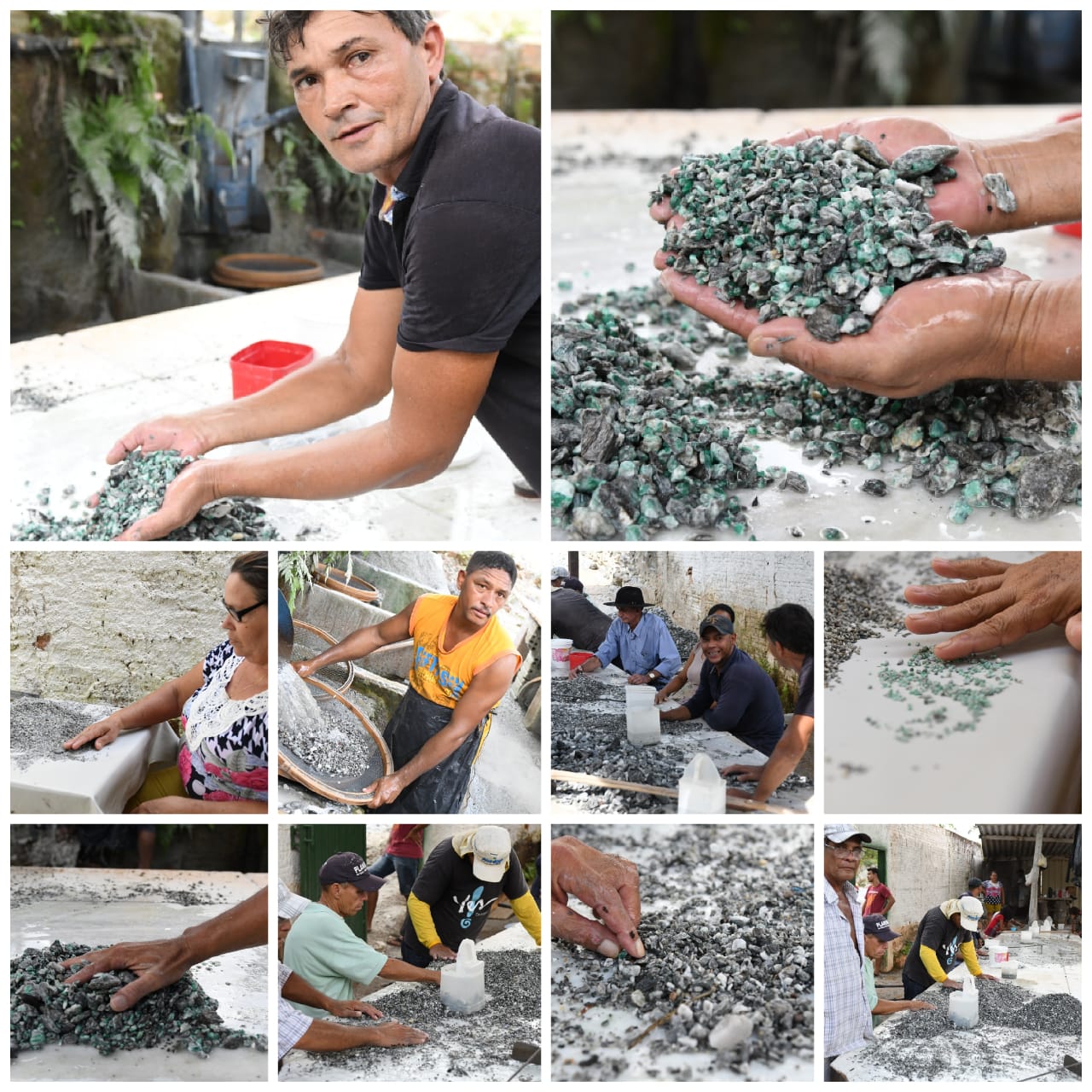 notícia “Garimpe e pague”: conheça uma das atrações da Feira Internacional das esmeraldas de Campos Verdes