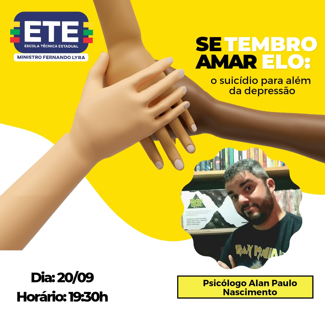 notícia Setembro Amarelo | Palestra na ETE - Ministro Fernando Lyra