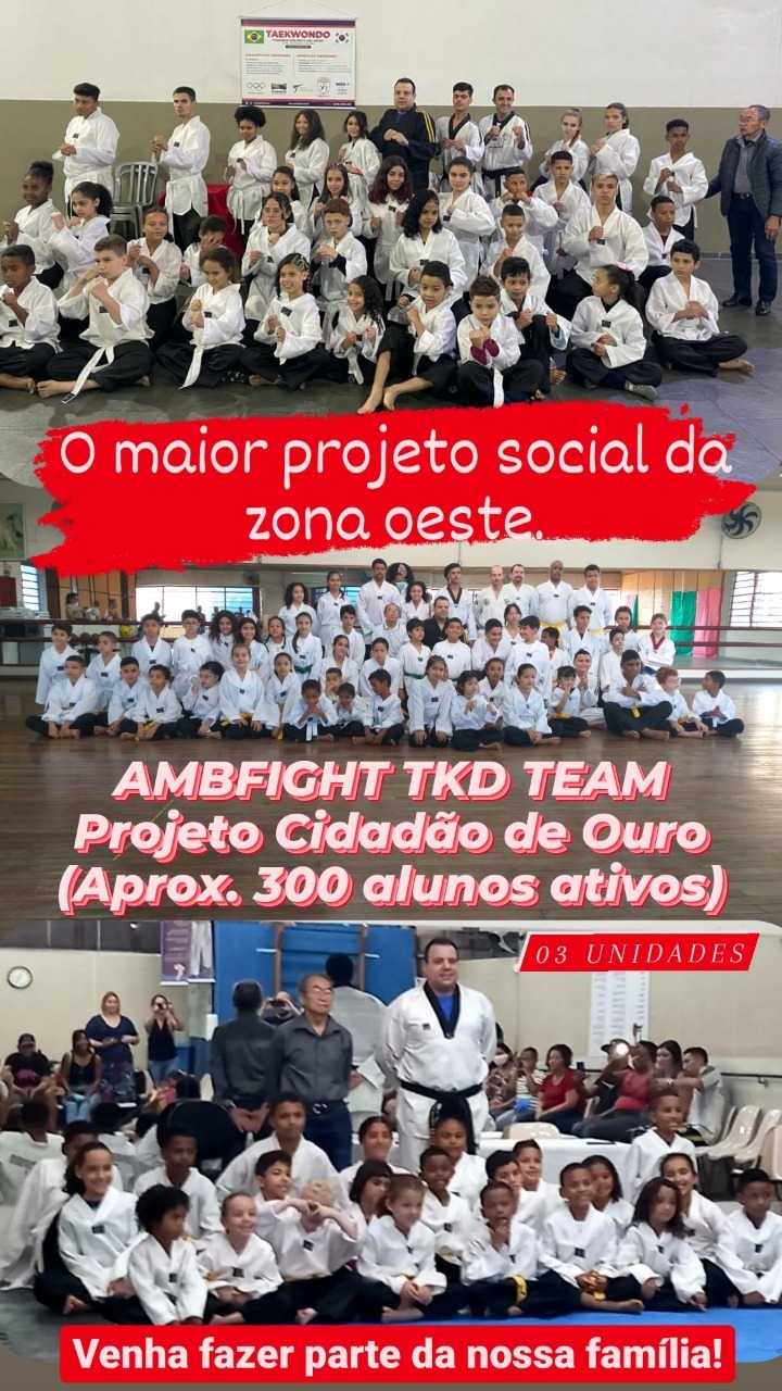 notícia FAMÍLIA AMBFIGHT TKD TEAM