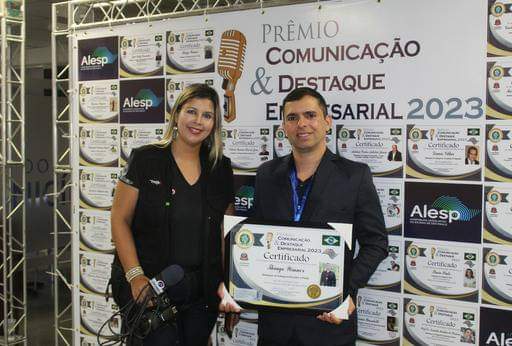 notícia Autor Thiago Winner premiado no Evento “Artista Destaque”, em São Paulo/SP