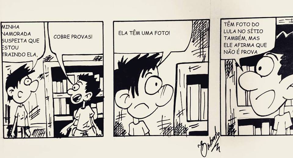 notícia TIRINHA DO PINGO