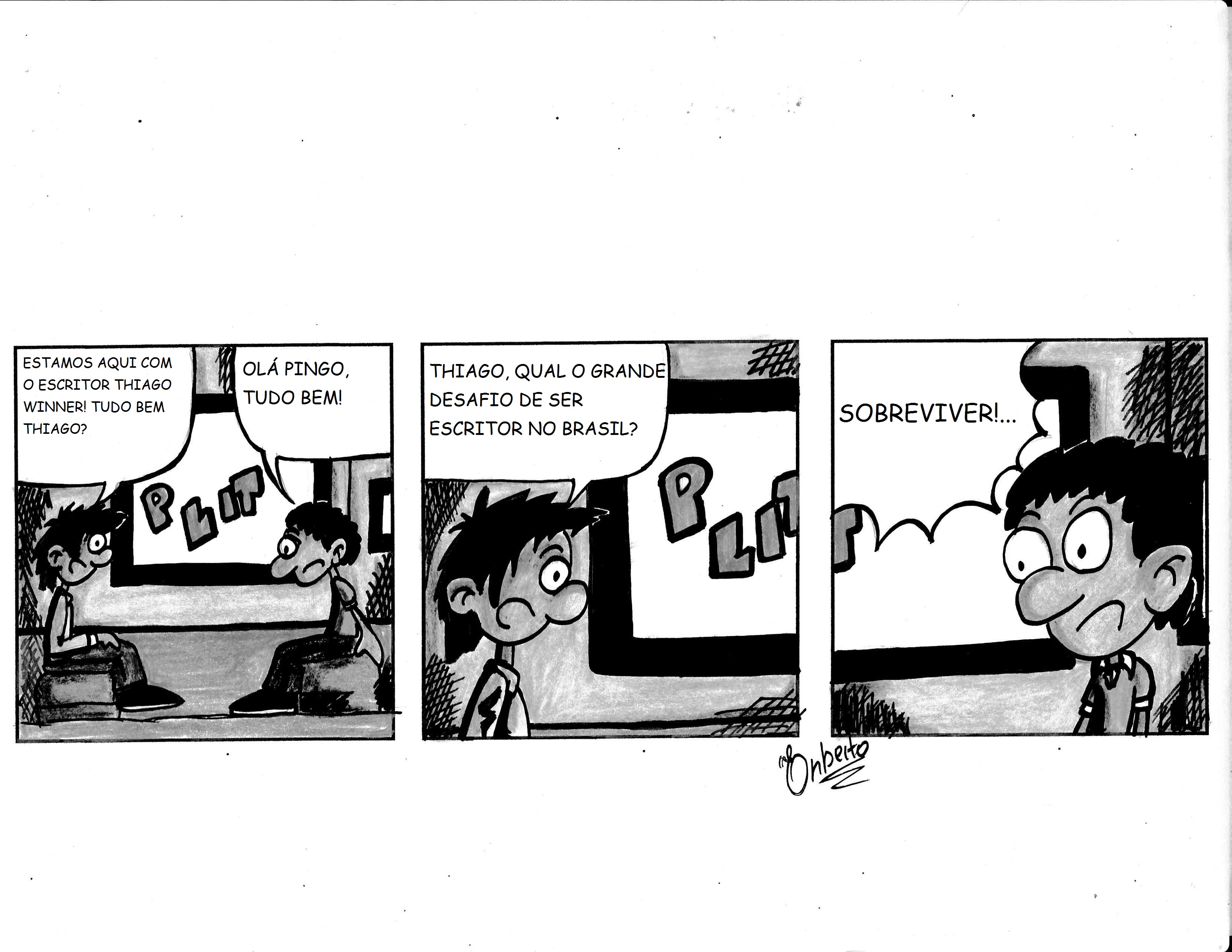 notícia Pingo Entrevistando Thiago Winner