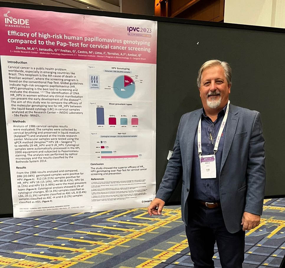 notícia Estudo da Inside Diagnósticos sobre rastreamento de câncer de colo uterino é destaque em livro internacional