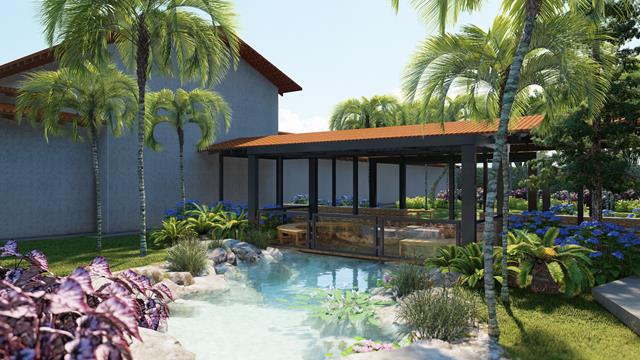 notícia Casa de Apoio São Luiz ganha projeto de lago ornamental e contribui com a qualidade de vida dos acolhidos