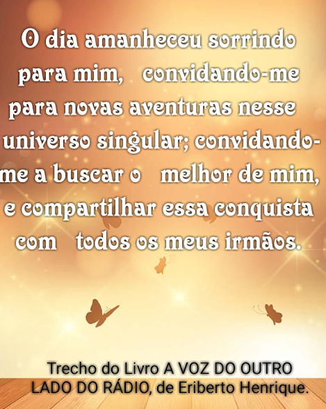 notícia Trecho do Livro A Voz do Outro lado do Rádio 