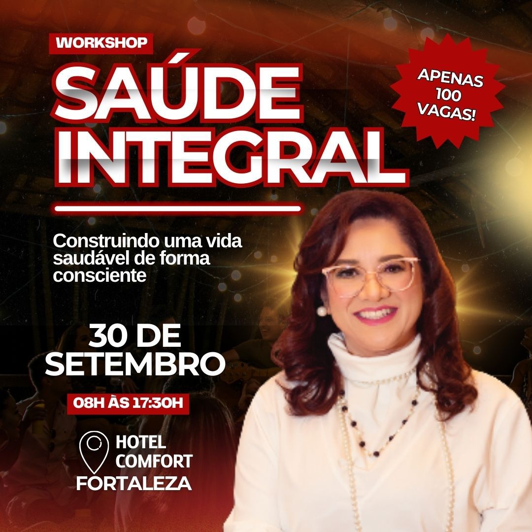 notícia A conceituada médica integrativa Lucianna Auxi na contagem regressiva para a realização do Workshop de Saúde Integrativa