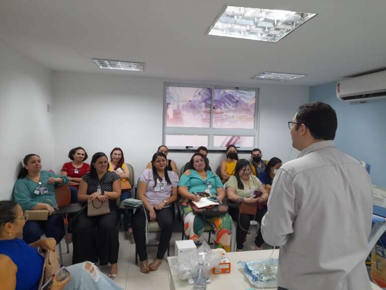 notícia Profissionais das UPAs estaduais recebem treinamento de novo ventilador mecânico