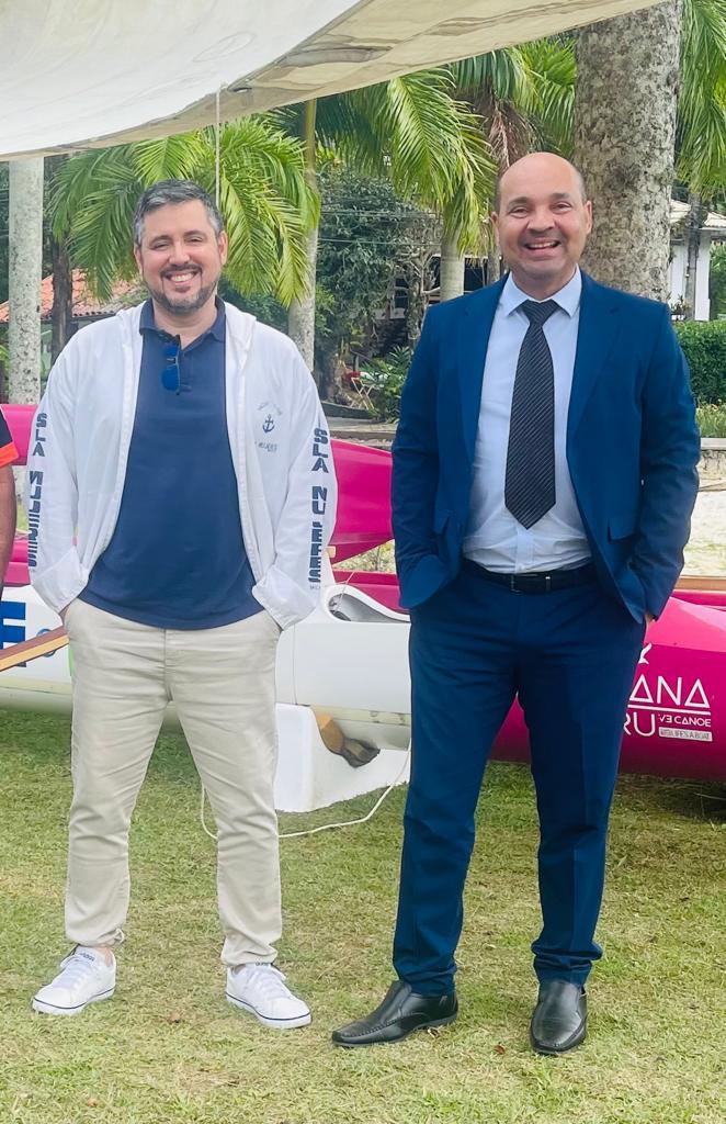 notícia Charles Cardoso participa de reunião com vice-prefeito de Angra dos Reis e grande empresário de Volta Redonda
