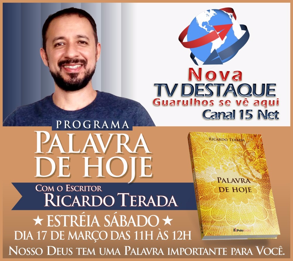 notícia Programa Palavra de hoje na TV destaque de Guarulhos