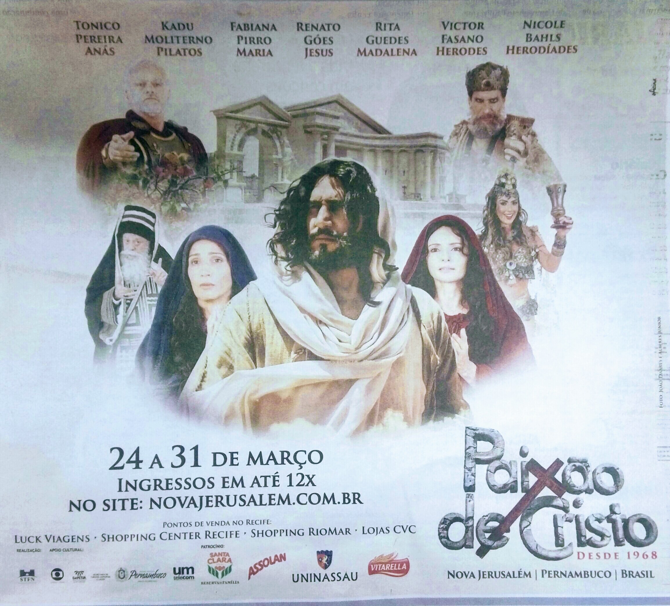 notícia Paixão de Cristo de Nova Jerusalém 