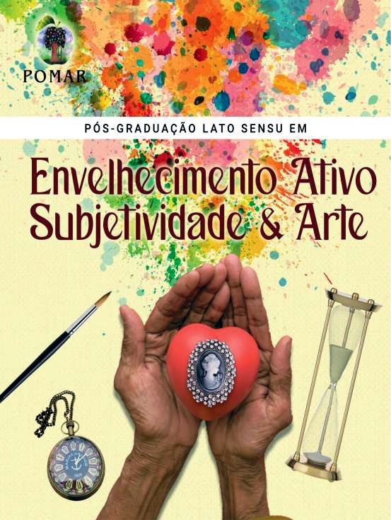 notícia A Clínica Pomar abre inscrições para a 5ª edição da pós-graduação lato sensu em Envelhecimento Ativo, Subjetividade e Arte, sob a coordenação da arteterapeuta e psicóloga Angela Philippini.