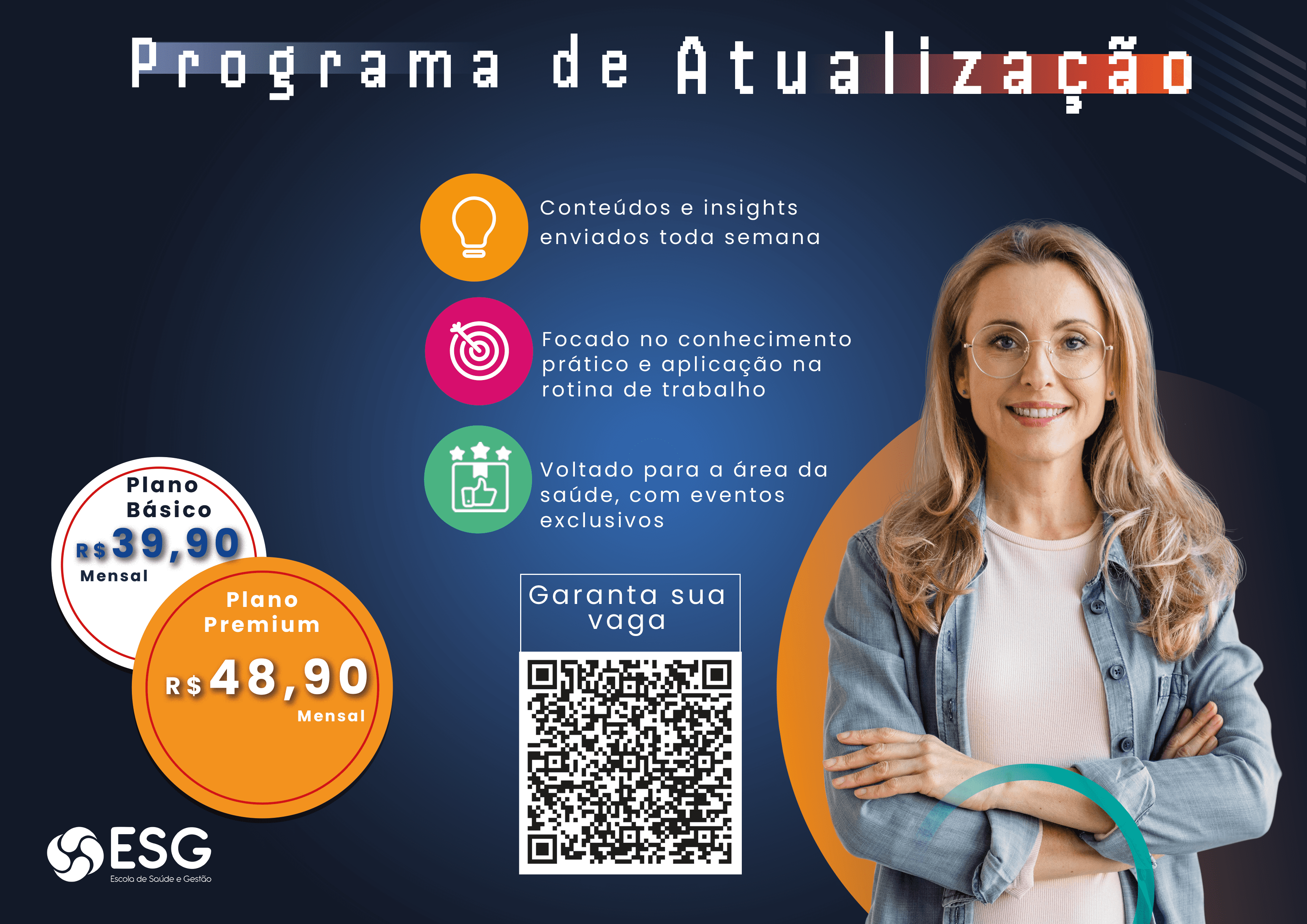 notícia Programa de atualização para profissionais da saúde e gestão é lançado pela ESG