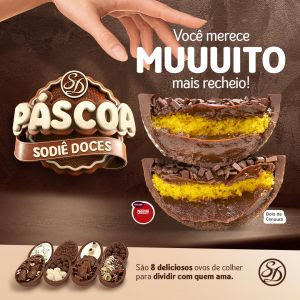 notícia Sodiê Doces adoça a Páscoa com 8 lançamentos de ovos de colher