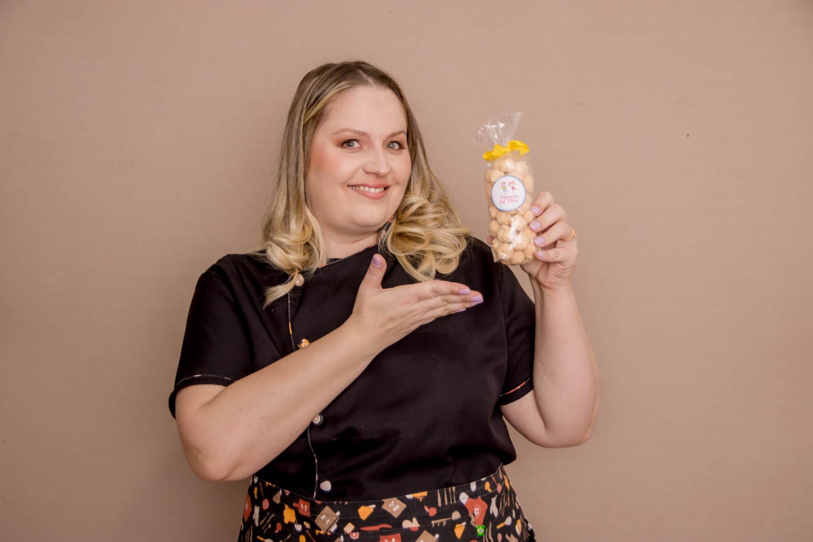 notícia Patricia Coldibeli cria pipocas agridoce de carne seca, pão de alho, bacon e nachos e conquista  alunos e clientes em todo o Brasil 