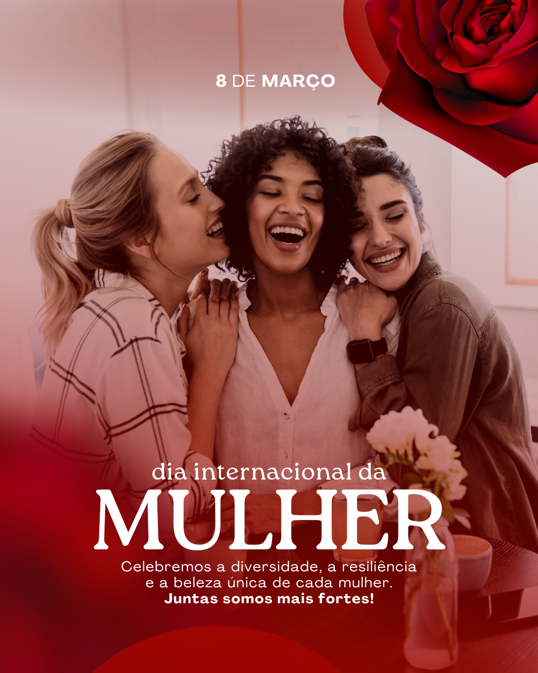 notícia Celebrando a Força , Bravura e  Resistência.  Feliz dia das Mulheres