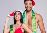 noticia Miss e Mister Brasil, Antony Marquez e Juliana Malveira celebram o Natal