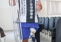 notícia Prefeitura de Louveira entrega prótese de perna para paciente no CSIII