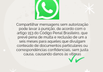 notícia O perigo de compartilhar conversas do WhatsApp: Uma reflexão sobre privacidade e responsabilidade digital