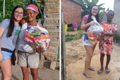 noticia Jovem troca festa de 15 anos por doação de cestas básicas a famílias necessitadas