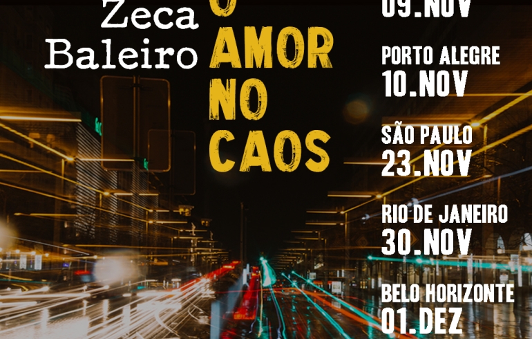 noticia Zeca Baleiro estreia 'O Amor no Caos'