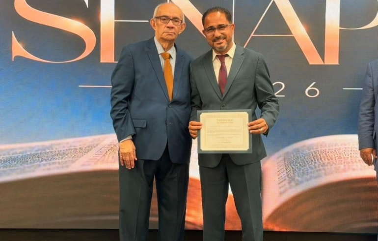 noticia Pr. Esdras Carvalho é homenageado após 10 anos de atuação no SENAPEV