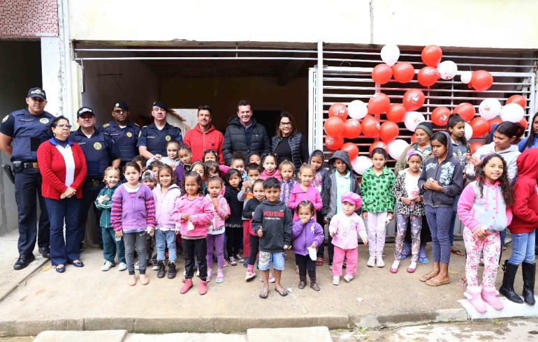 noticia Guarda Municipal de Caieiras em parceria com fundo social promove grande distribuição de agasalhos