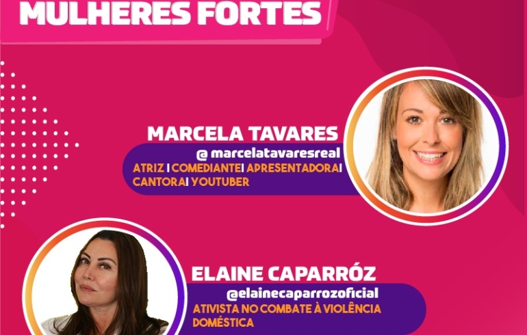 noticia Elaine Caparróz convida Marcela Tavares para live