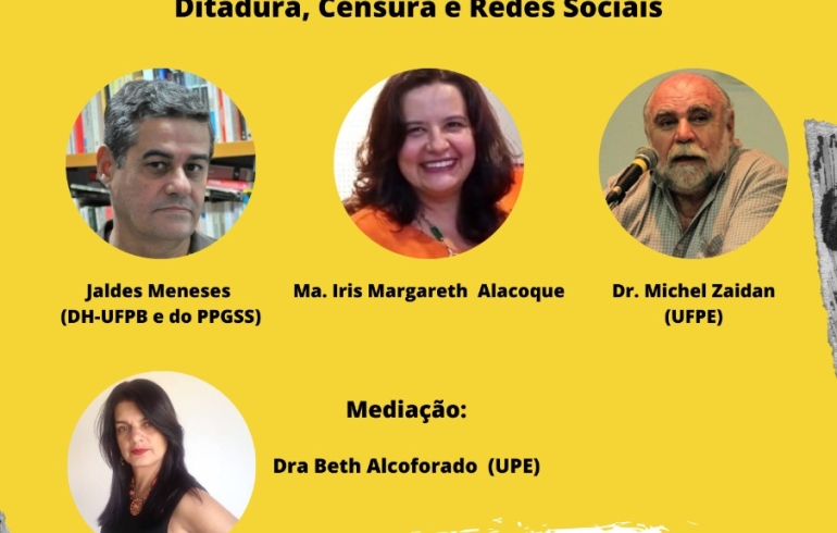 noticia Iris Alacoque Integra Debate | Ditadura, Censura e Redes Sociais 