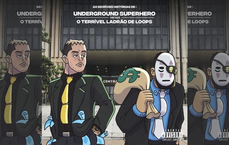 noticia Akira Presidente lança novo álbum “As Incríveis Histórias De: Underground Superhero vs. O Terrível Ladrão de Loops”