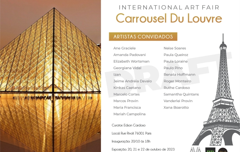 noticia Ava Galleria apresenta artistas brasileiros na International Art Fair Carrousel du Louvre, entre os dias 20 e 22 de outubro