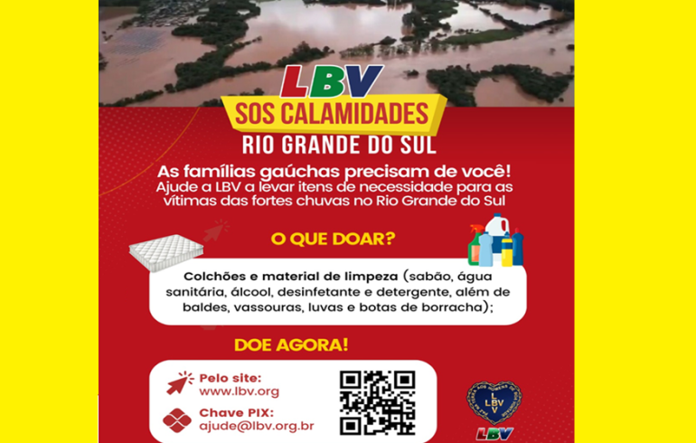 noticia SOS CALAMIDADES RIO GRANDE DO SUL