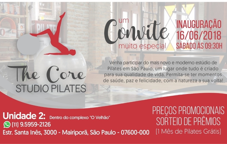 noticia Novo Studio de Pilates será inaugurado no Velhão em Mairiporã 