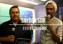 noticia Sayder SDR foi uma das atrações do programa Roque Show da TV Cinec - São Paulo/SP