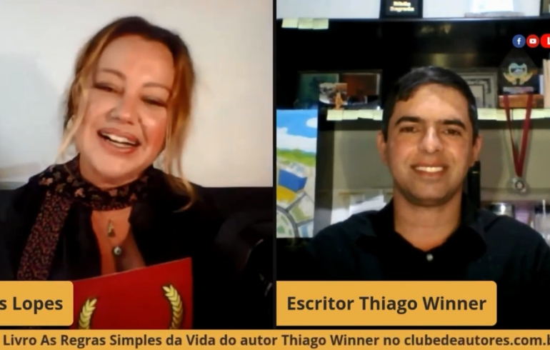 noticia Escritor/Poeta Thiago Winner é o primeiro entrevistado no Programa 