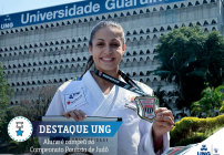 noticia Atleta Carolina Martinez é destaque em sua Universidade 