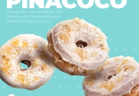 noticia  DONUTS&CO lança donuts Pinãcoco, recheado com abacaxi, coco, chocolate branco e creme de abacaxi