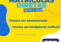 noticia ETE - Ministro Fernando Lyra, em Caruaru, abertas inscrições para cursos técnicos gratuitos 