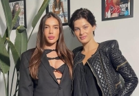 noticia Isabeli Fontana e Sara Cunha se encontram na casa Mega Model Brasil em São Paulo