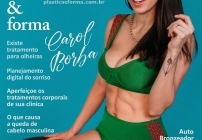 noticia Carol Borba é a nova capa da Revista Plástica e Forma