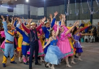 noticia Musical Junina Band Show encanta público em apresentação na escola de samba Águia de Ouro