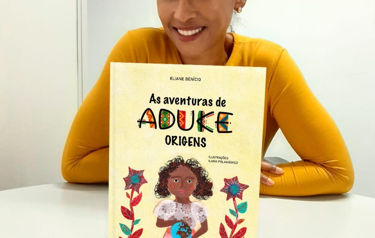 noticia Bienal 2023: livro infantil conta as descobertas de uma menina ao conhecer suas origens africanas