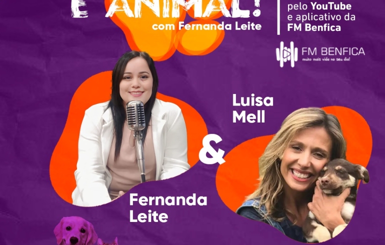 noticia É Animal!: Novo programa em formato podcast sobre pets estreia na FM Benfica