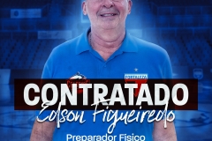 noticia Fortaleza Basquete Cearense/CFO oficializa a contratação do Preparador Físico, Edson de Figueiredo