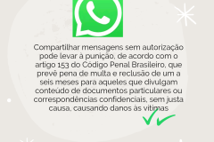 noticia O perigo de compartilhar conversas do WhatsApp: Uma reflexão sobre privacidade e responsabilidade digital
