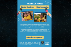 noticia Dia do Repórter: homenagem das crianças da LBV  