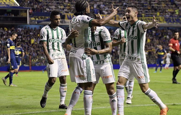 noticia Palmeiras dá show e vence o por 2 a 0 o Bocas Juniors em pleno La bombonera