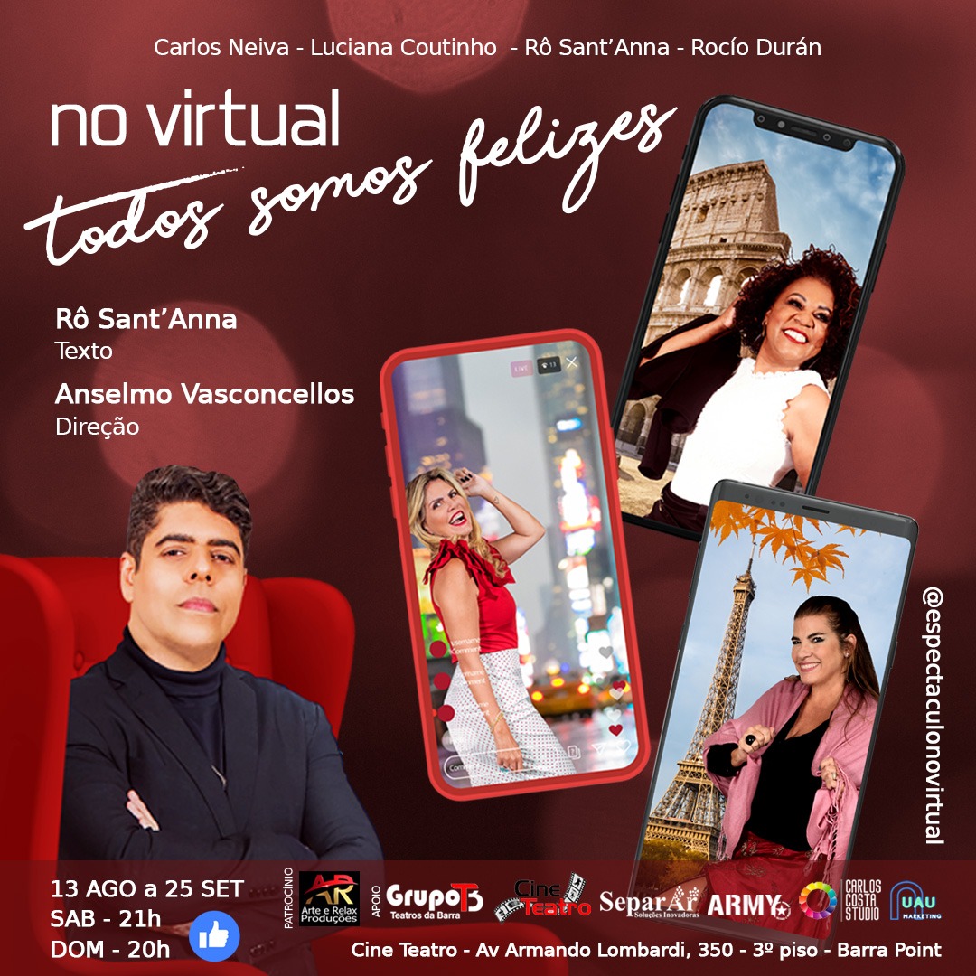 artigo Espetáculo teatral com  direção de Anselmo Vasconcellos invade o Palco do Cine-Teatro no  Rio de janeiro