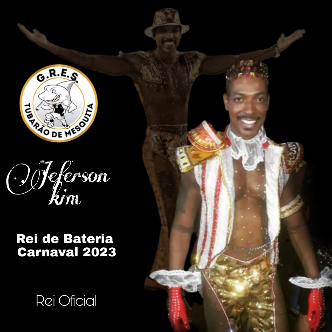 artigo Escola de samba Tubarão de Mesquita nomeia Jeferson Kim à Rei de Bateria  